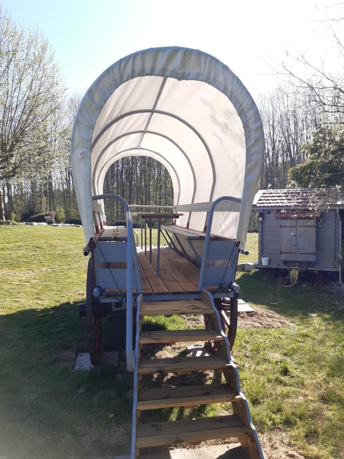 Tente Trappeur Ada, Au Jardin De La Vouivre Saint-Vincent-en-Bresse Екстериор снимка